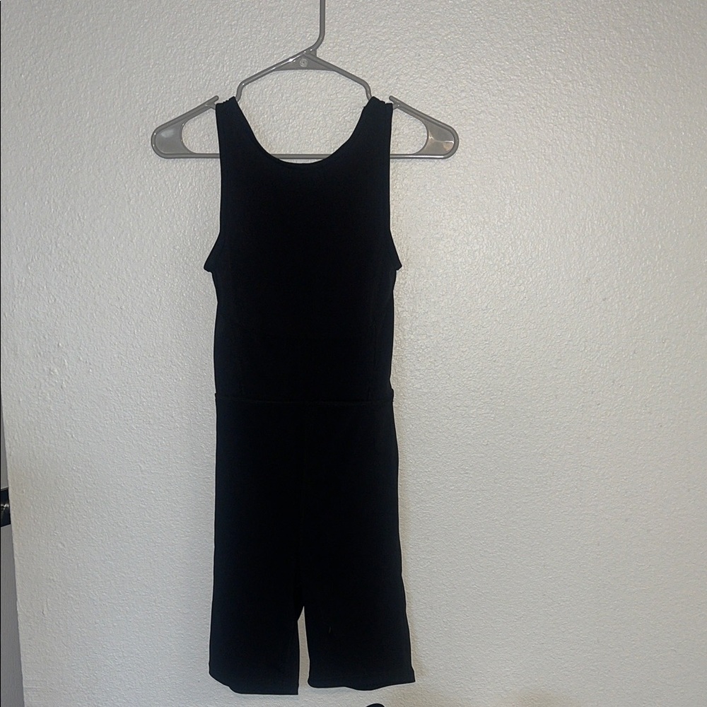 Noize Black Sleeveless Athletic Romper